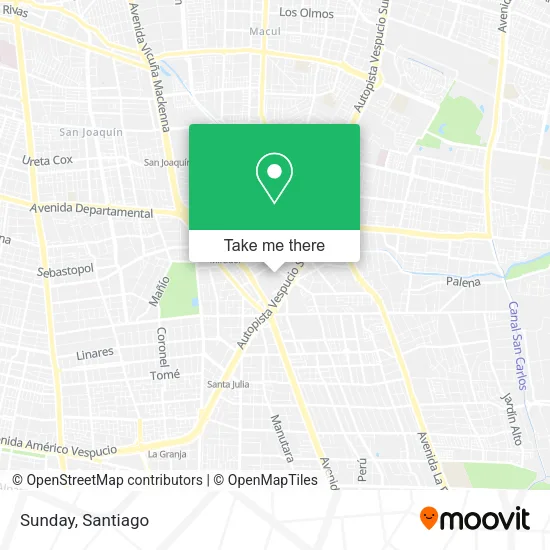Sunday map