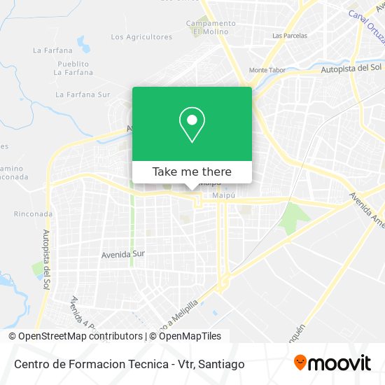 Centro de Formacion Tecnica - Vtr map