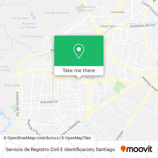 Servicio de Registro Civil E Identificación map