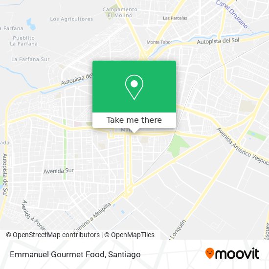 Emmanuel Gourmet Food map