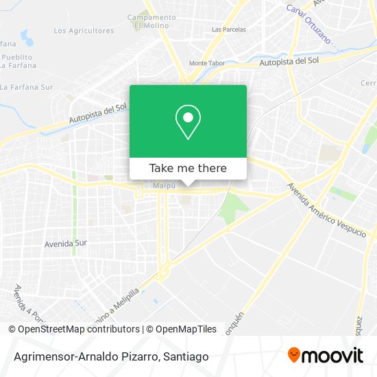 Agrimensor-Arnaldo Pizarro map