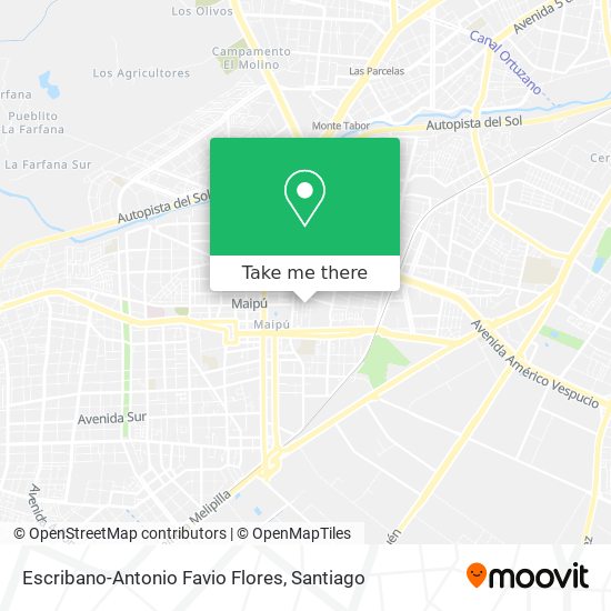 Escribano-Antonio Favio Flores map