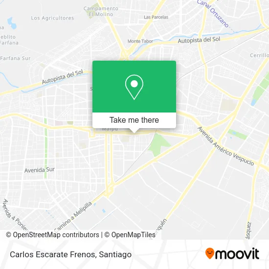 Carlos Escarate Frenos map