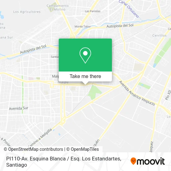 PI110-Av. Esquina Blanca / Esq. Los Estandartes map