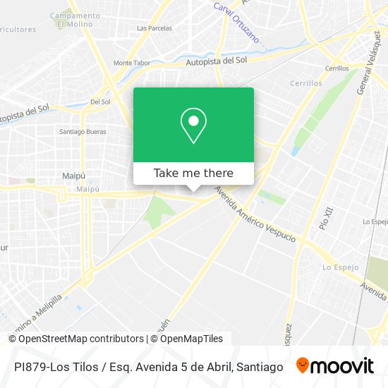 PI879-Los Tilos / Esq. Avenida 5 de Abril map