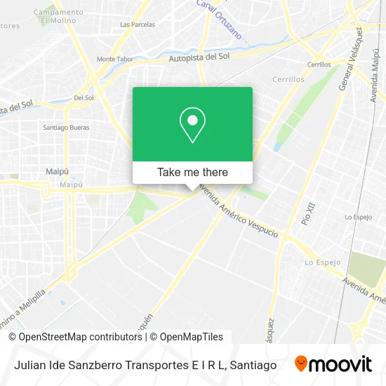 Julian Ide Sanzberro Transportes E I R L map