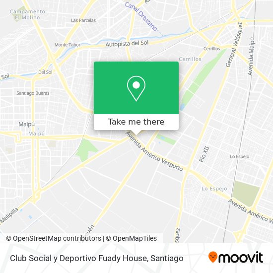 Mapa de Club Social y Deportivo Fuady House