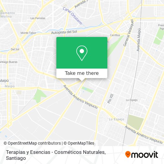 Terapias y Esencias - Cosméticos Naturales map