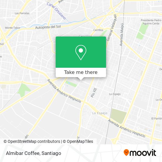 Almibar Coffee map