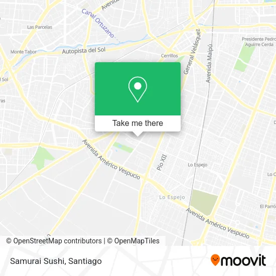 Samurai Sushi map