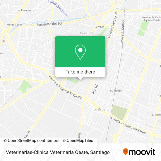 Veterinarias-Clinica Veterinaria Oeste map
