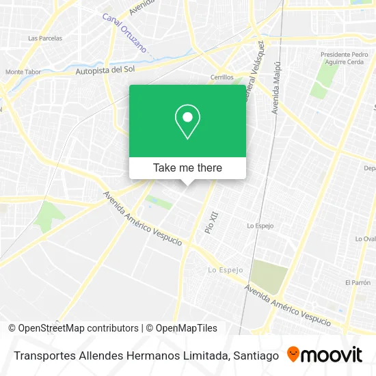 Transportes Allendes Hermanos Limitada map