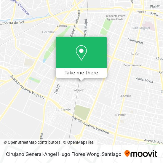 Cirujano General-Angel Hugo Flores Wong map