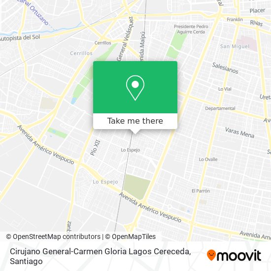 Cirujano General-Carmen Gloria Lagos Cereceda map