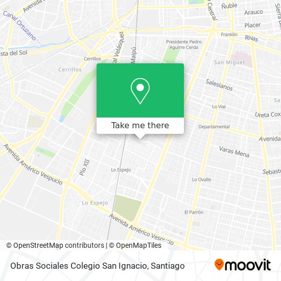 Obras Sociales Colegio San Ignacio map