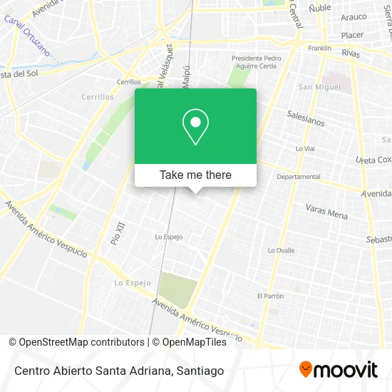 Centro Abierto Santa Adriana map