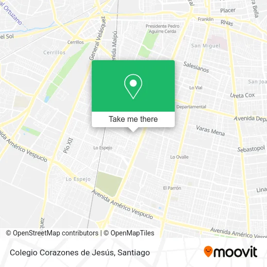 Colegio Corazones de Jesús map