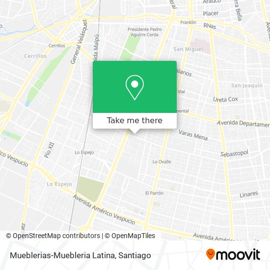 Mueblerias-Muebleria Latina map