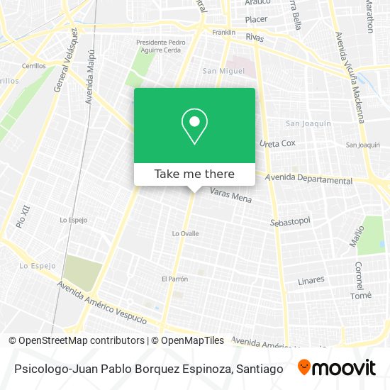 Psicologo-Juan Pablo Borquez Espinoza map
