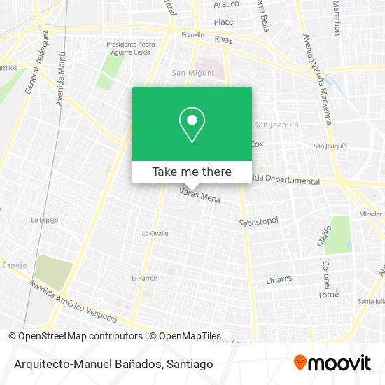Arquitecto-Manuel Bañados map