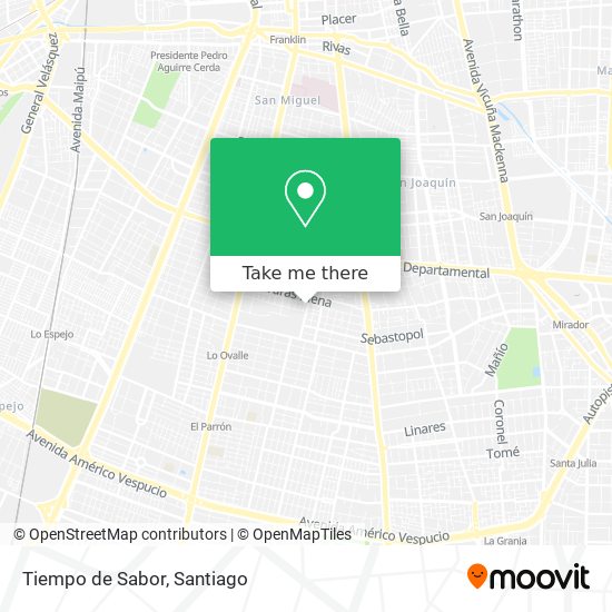 Tiempo de Sabor map