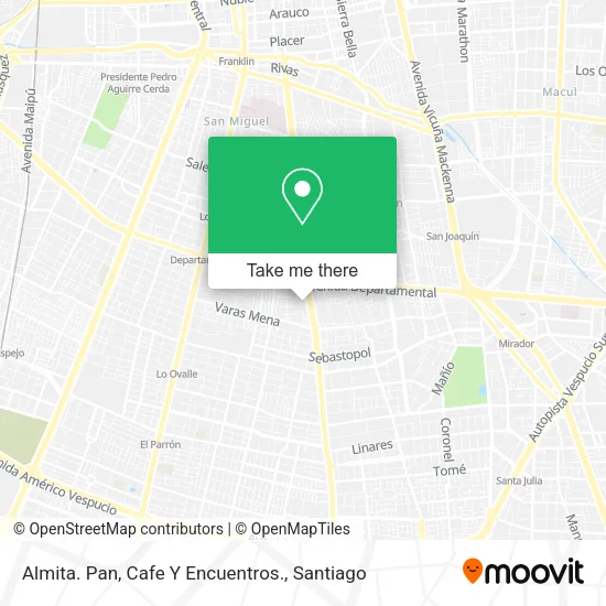 Almita. Pan, Cafe Y Encuentros. map