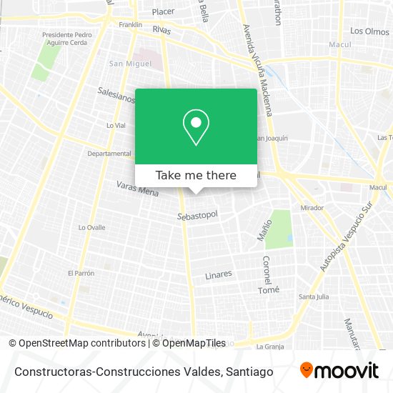 Mapa de Constructoras-Construcciones Valdes