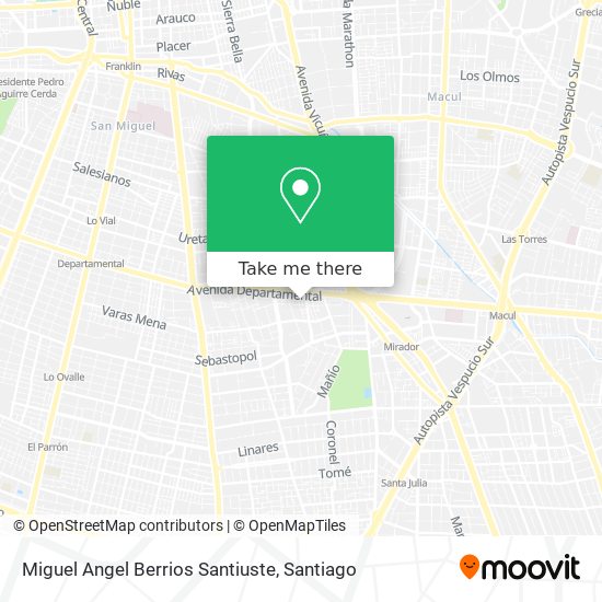 Miguel Angel Berrios Santiuste map