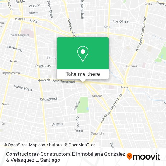 Constructoras-Constructora E Inmobiliaria Gonzalez & Velasquez L map