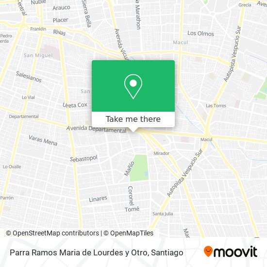 Parra Ramos Maria de Lourdes y Otro map