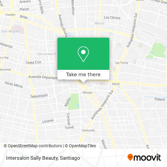 Intersalon Sally Beauty map