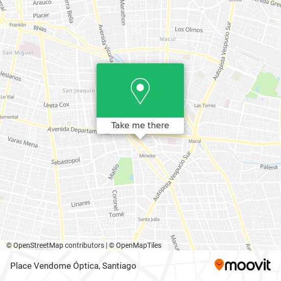 Place Vendome Óptica map