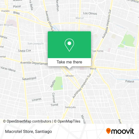 Macrotel Store map