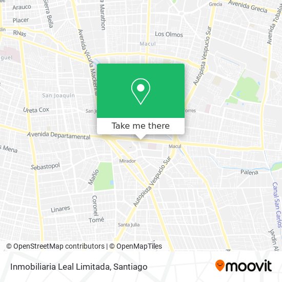 Inmobiliaria Leal Limitada map