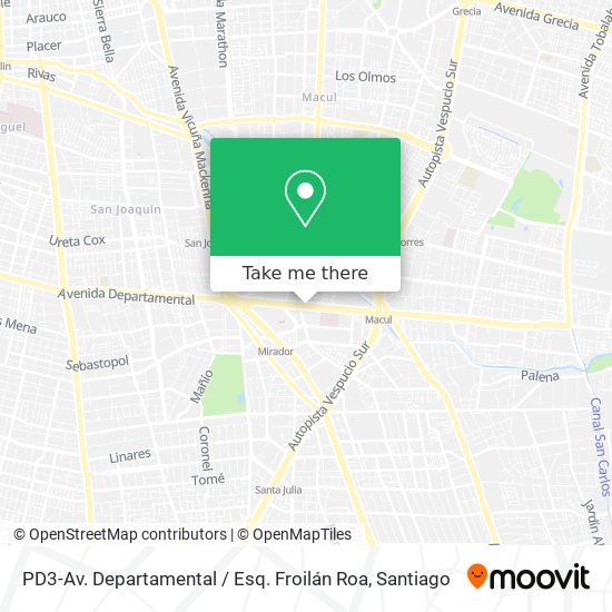 PD3-Av. Departamental / Esq. Froilán Roa map