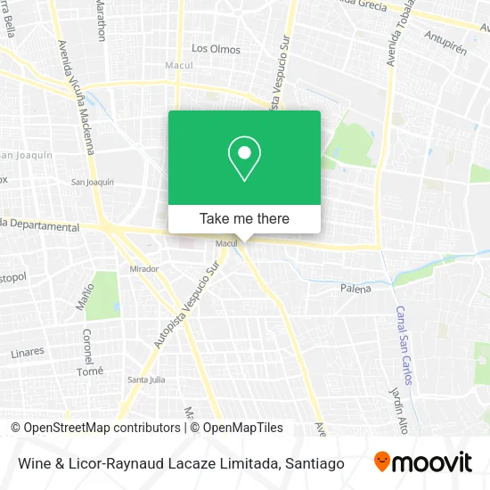 Wine & Licor-Raynaud Lacaze Limitada map