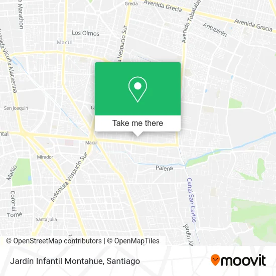 Jardín Infantil Montahue map