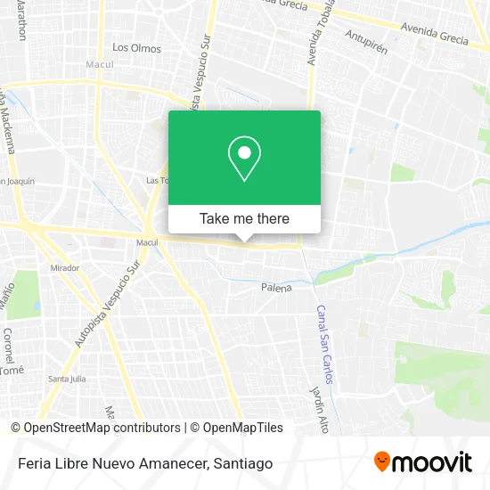 Feria Libre Nuevo Amanecer map
