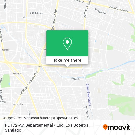 PD172-Av. Departamental / Esq. Los Boteros map