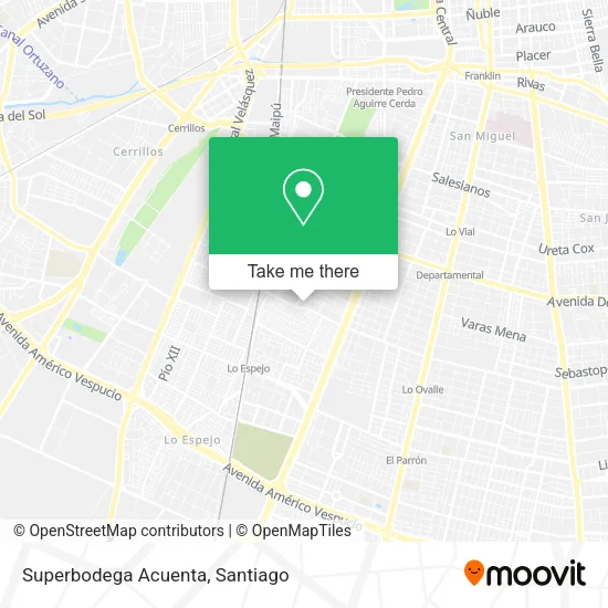 Superbodega Acuenta map