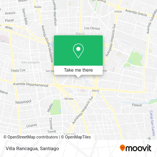 Villa Rancagua map