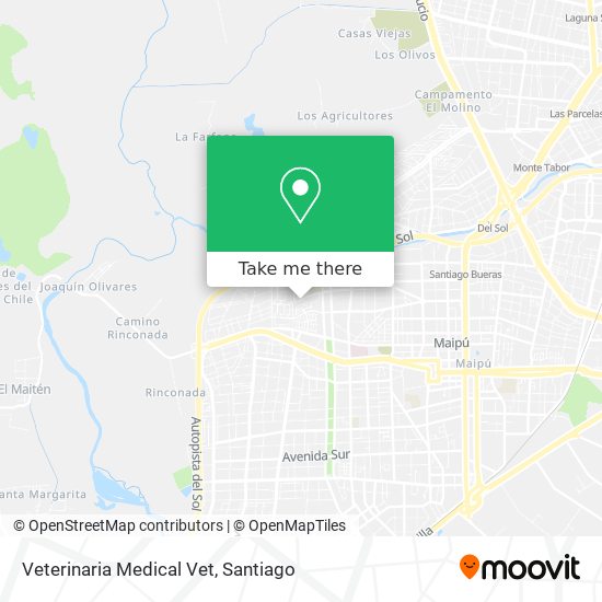 Veterinaria Medical Vet map