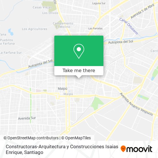 Constructoras-Arquitectura y Construcciones Isaias Enrique map