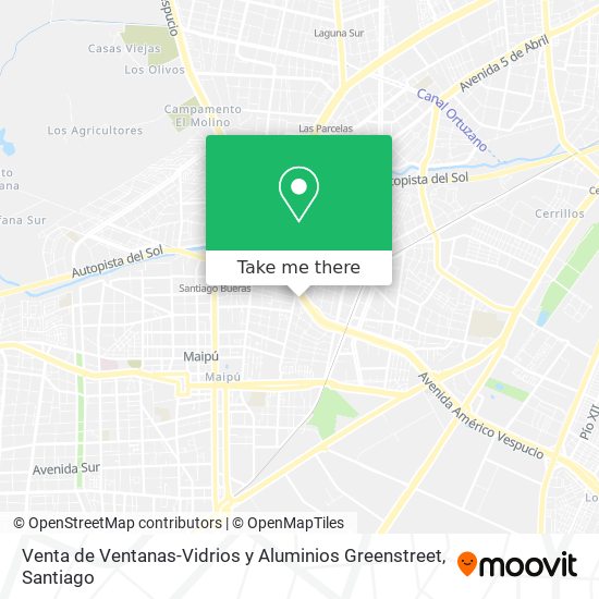 Venta de Ventanas-Vidrios y Aluminios Greenstreet map