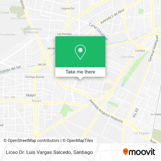 Liceo Dr. Luis Vargas Salcedo map