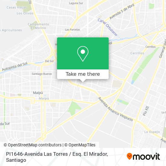 PI1646-Avenida Las Torres / Esq. El Mirador map