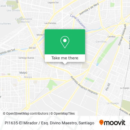 Mapa de PI1635-El Mirador / Esq. Divino Maestro