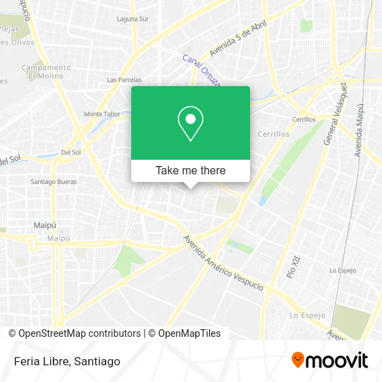 Feria Libre map