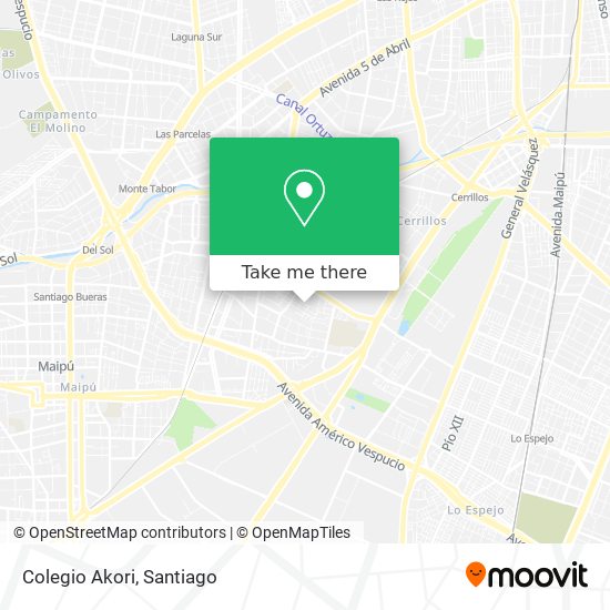 Mapa de Colegio Akori
