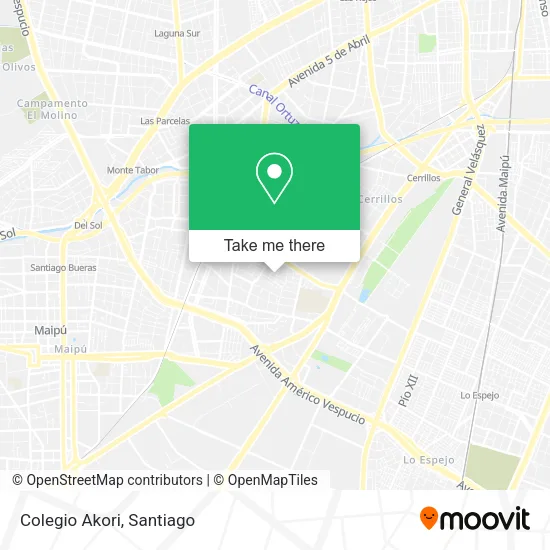 Colegio Akori map